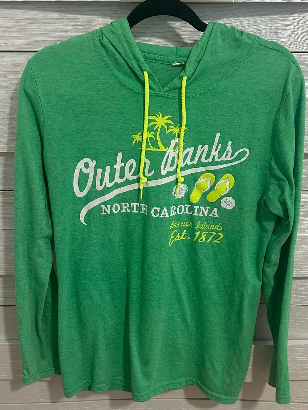 Outer Banks North Carolina Green Hoodie